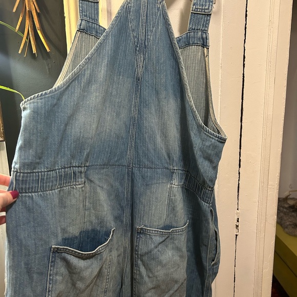 We The Free Light Blue Denim Overalls - Picture 4 of 5